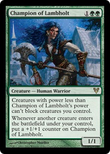 【ENG】【Foil】《ラムホルトの勇者/Champion of Lambholt》[AVR]
