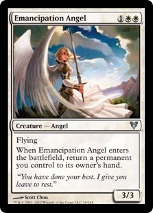【ENG】【Foil】《解放の天使/Emancipation Angel》[AVR]