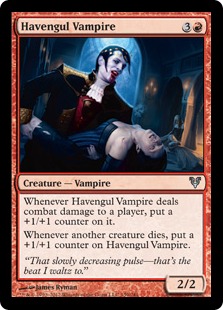 【ENG】【Foil】《ヘイヴングルの吸血鬼/Havengul Vampire》[AVR]