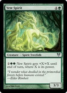 【ENG】【Foil】《イチイの精/Yew Spirit》[AVR]