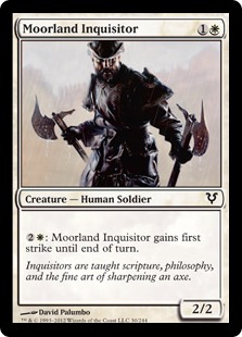【ENG】【Foil】《ムーアランドの審問官/Moorland Inquisitor》[AVR]