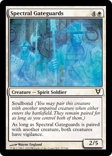 【ENG】【Foil】《幽体の門護衛/Spectral Gateguards》[AVR]