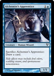【ENG】【Foil】《錬金術師の弟子/Alchemist's Apprentice》[AVR]