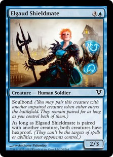 【ENG】【Foil】《エルゴードの盾の仲間/Elgaud Shieldmate》[AVR]