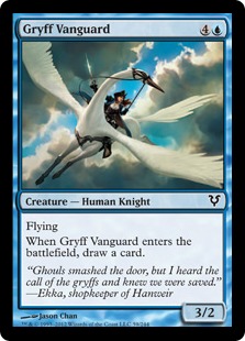 【ENG】【Foil】《グリフの先兵/Gryff Vanguard》[AVR]