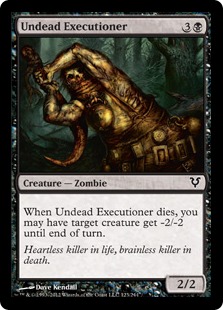 【ENG】【Foil】《アンデッドの処刑人/Undead Executioner》[AVR]