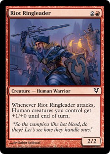 【ENG】【Foil】《暴動の首謀者/Riot Ringleader》[AVR]