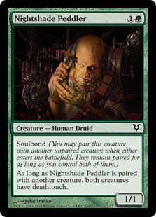 【ENG】【Foil】《ベラドンナの行商人/Nightshade Peddler》[AVR]