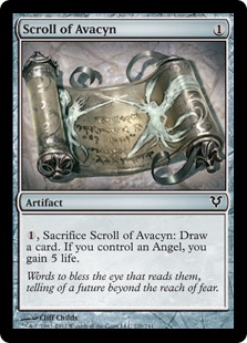 【ENG】【Foil】《アヴァシンの巻物/Scroll of Avacyn》[AVR]
