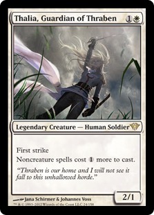 【ENG】【Foil】《スレイベンの守護者、サリア/Thalia, Guardian of Thraben》[DKA]