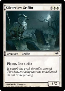 【ENG】【Foil】《銀爪のグリフィン/Silverclaw Griffin》[DKA]