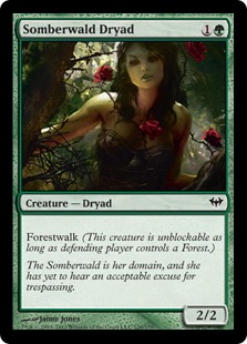 【ENG】【Foil】《ソンバーワルドのドライアド/Somberwald Dryad》[DKA]