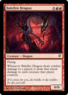 【ENG】《災火のドラゴン/Balefire Dragon》[ISD]