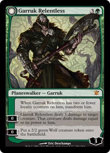 【ENG】《情け知らずのガラク/Garruk Relentless》[ISD]