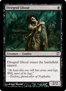 【ENG】【Foil】《戦墓のグール/Diregraf Ghoul》[ISD]