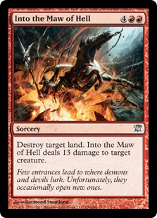 【ENG】【Foil】《地獄の口の中/Into the Maw of Hell》[ISD]