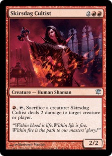 【ENG】【Foil】《スカースダグの信者/Skirsdag Cultist》[ISD]