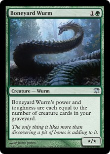 【ENG】【Foil】《骨塚のワーム/Boneyard Wurm》[ISD]