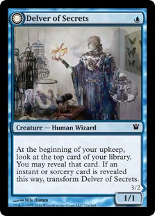 【ENG】《秘密を掘り下げる者/Delver of Secrets》[ISD]