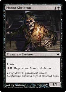 【ENG】【Foil】《荘園の骸骨/Manor Skeleton》[ISD]