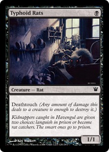 【ENG】【Foil】《チフス鼠/Typhoid Rats》[ISD]