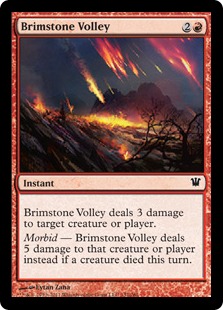 【ENG】【Foil】《硫黄の流弾/Brimstone Volley》[ISD]