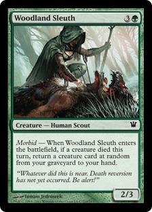 【ENG】【Foil】《森林の捜索者/Woodland Sleuth》[ISD]