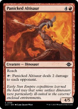 【ENG】【Foil】《動揺するアルティサウルス/Panicked Altisaur》[LCI]