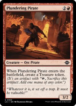 【ENG】【Foil】《略奪する海賊/Plundering Pirate》[LCI]