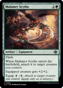 【ENG】【Foil】《マラメトの鎌/Malamet Scythe》[LCI]