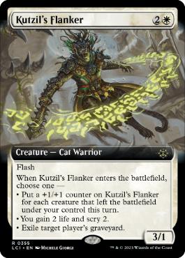 【ENG】【Foil】■拡張アート■《クチルの側衛/Kutzil's Flanker》[LCI]