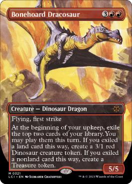 【ENG】■ボーダーレス■《骨集めのドラコサウルス/Bonehoard Dracosaur》[LCI]