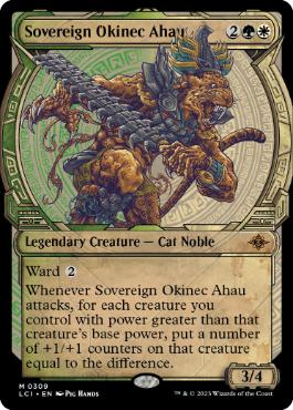 【ENG】【Foil】■ショーケース■《君主のオキネク・アハウ/Sovereign Okinec Ahau》[LCI]