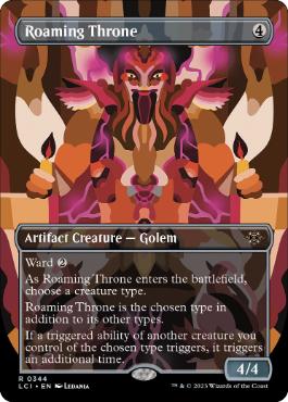 【ENG】【Foil】■ボーダーレス■《うろつく玉座/Roaming Throne》[LCI]