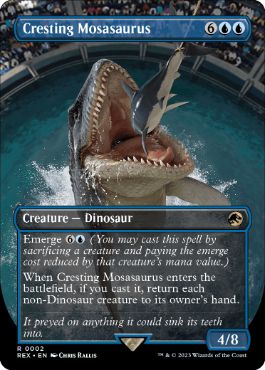 【ENG】■ボーダーレス■《高揚するモササウルス/Cresting Mosasaurus》[REX]