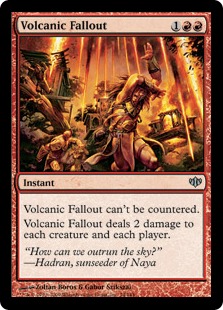 【ENG】【Foil】《火山の流弾/Volcanic Fallout》[CON]