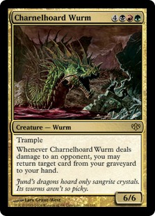 【ENG】《納骨蔵のワーム/Charnelhoard Wurm》[CON]