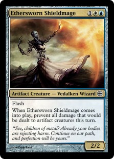 【ENG】【Foil】《エーテル宣誓会の盾魔道士/Ethersworn Shieldmage》[ARB]