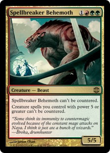 【ENG】【Foil】《呪文砕きのビヒモス/Spellbreaker Behemoth》[ARB]