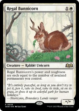 【ENG】《威厳あるバニコーン/Regal Bunnicorn》[WOE]