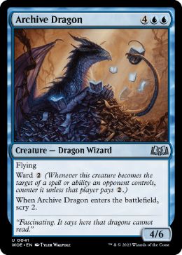 【ENG】《書庫のドラゴン/Archive Dragon》[WOE]
