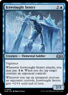【ENG】《氷造の歩哨/Icewrought Sentry》[WOE]