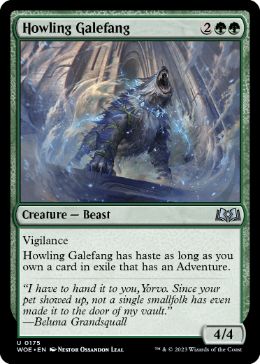 【ENG】【Foil】《吼えたける突風牙/Howling Galefang》[WOE]