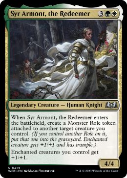 【ENG】【Foil】《救世主、アーモント卿/Syr Armont, the Redeemer》[WOE]