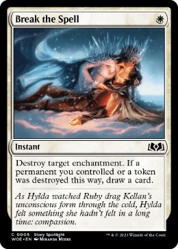 【ENG】【Foil】《魔法破り/Break the Spell》[WOE]