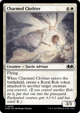 【ENG】【Foil】《魅せられた衣服商/Charmed Clothier》[WOE]
