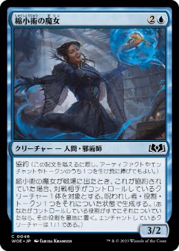 【JPN】【Foil】《縮小術の魔女/Diminisher Witch》[WOE]