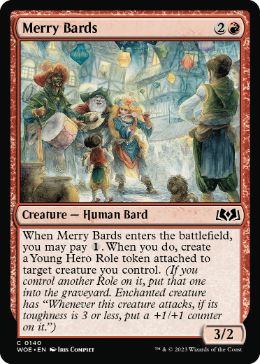 【ENG】【Foil】《愉快な吟遊詩人/Merry Bards》[WOE]