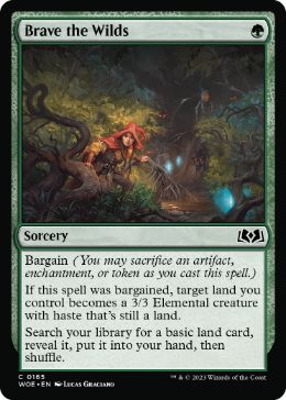 【ENG】【Foil】《僻境との対峙/Brave the Wilds》[WOE]