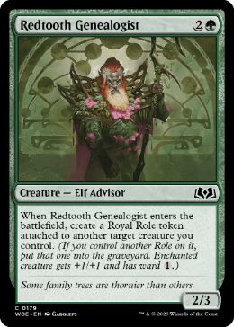【ENG】【Foil】《赤歯の系図学者/Redtooth Genealogist》[WOE]